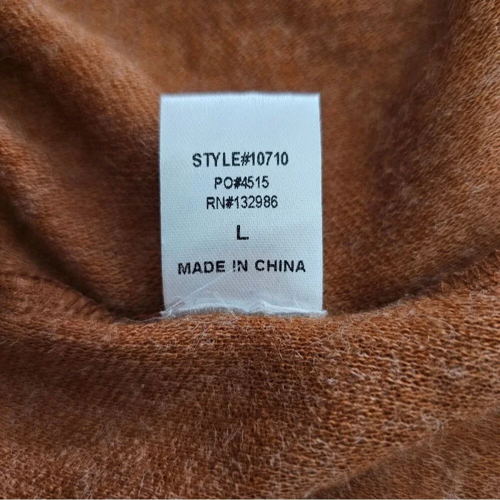 Women's Mittoshop Boutique Brown Sweater SZ L NWOT